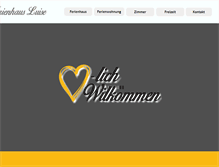 Tablet Screenshot of haus-luise.de