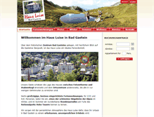 Tablet Screenshot of haus-luise.net